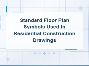 Standard Floor Plan Symbols for Residential Construction Drawings Guide