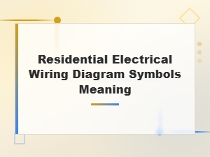 Residential Wiring Diagram Symbols Explained