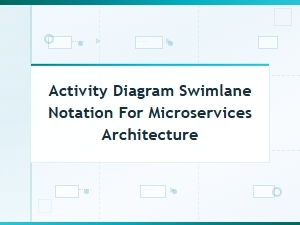 Activity Diagram Swimlane Notation for Microservices Architecture